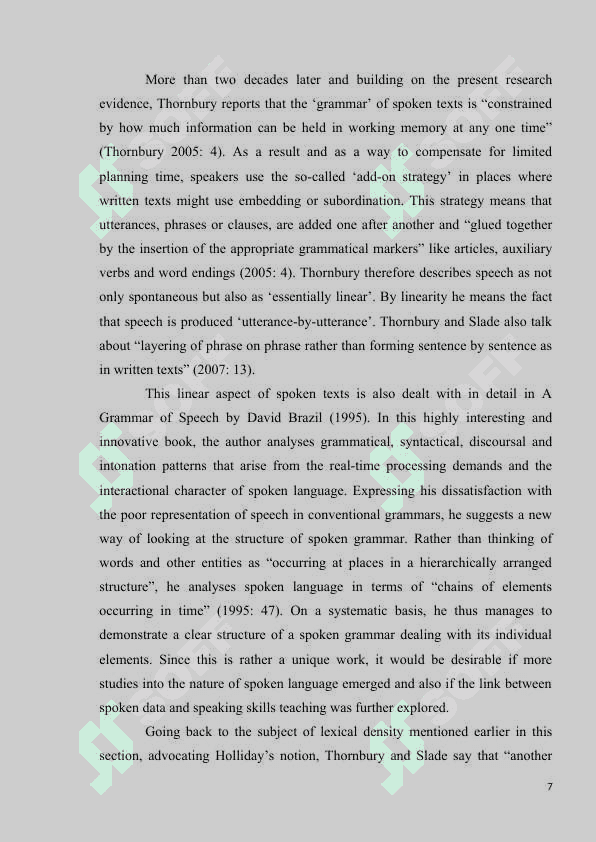Developing Speaking Skills in Foreign Language 7