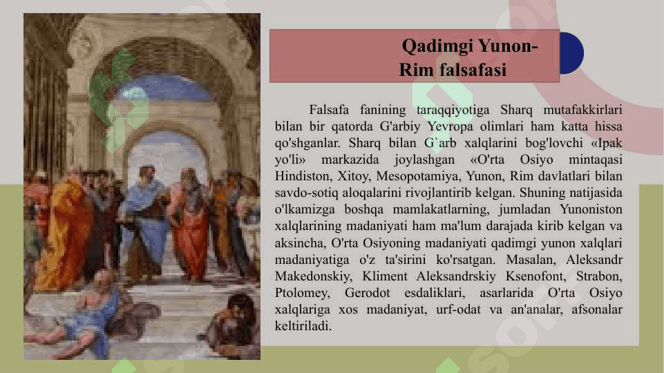 falsafiy tafakkur taraqqiyoti va g'arb falsafasi 3