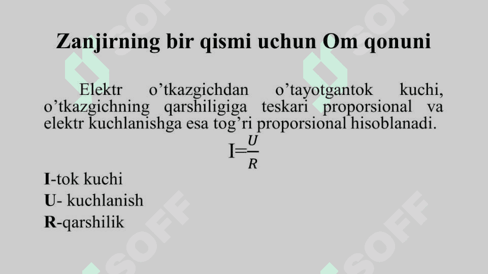 Doimiy toklar 3