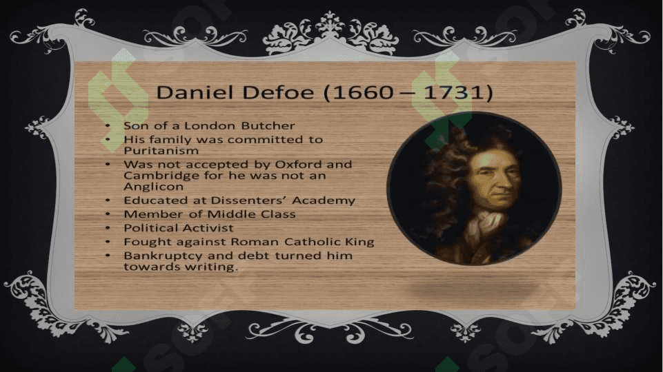 Daniel Defoe “ Robinson Crusoe” 3