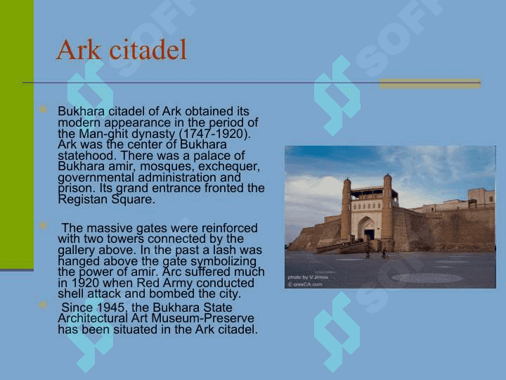 Monuments of Bukhara 3