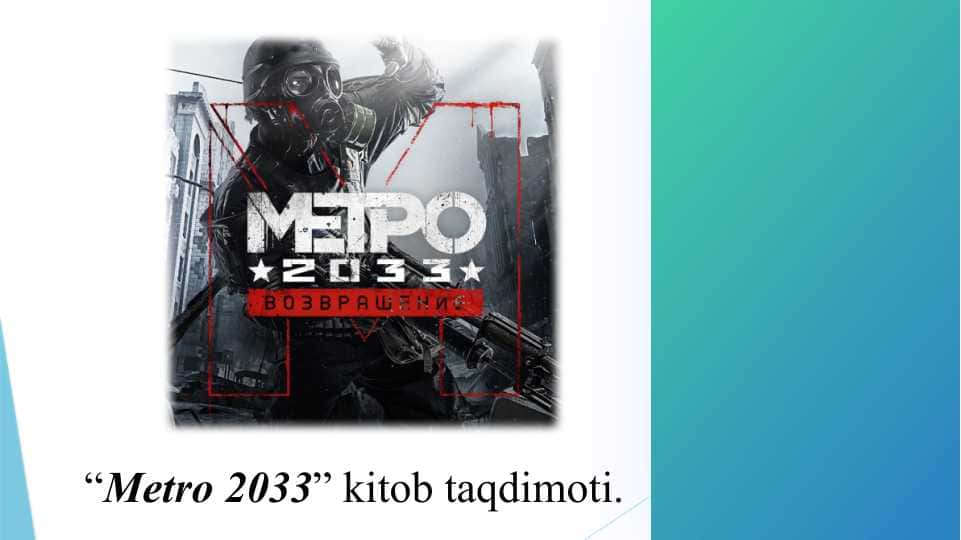 “Metro 2033” kitob taqdimoti. 1