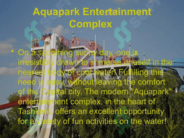 Aquapark Complex in Tashkent 2