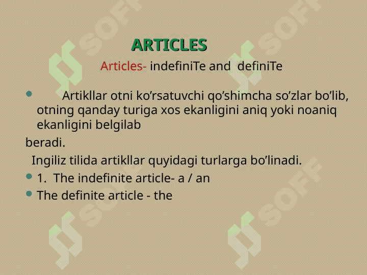 Articles(Artikllar) 2