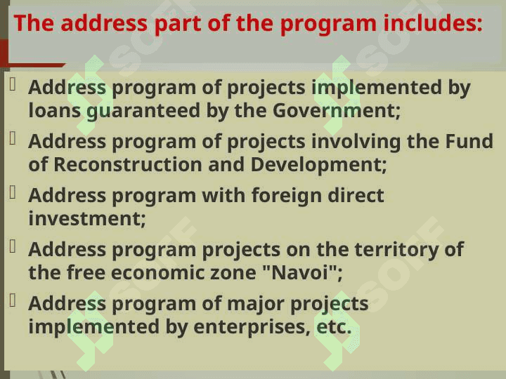 Formation of Public Investment Program (PIP) 8