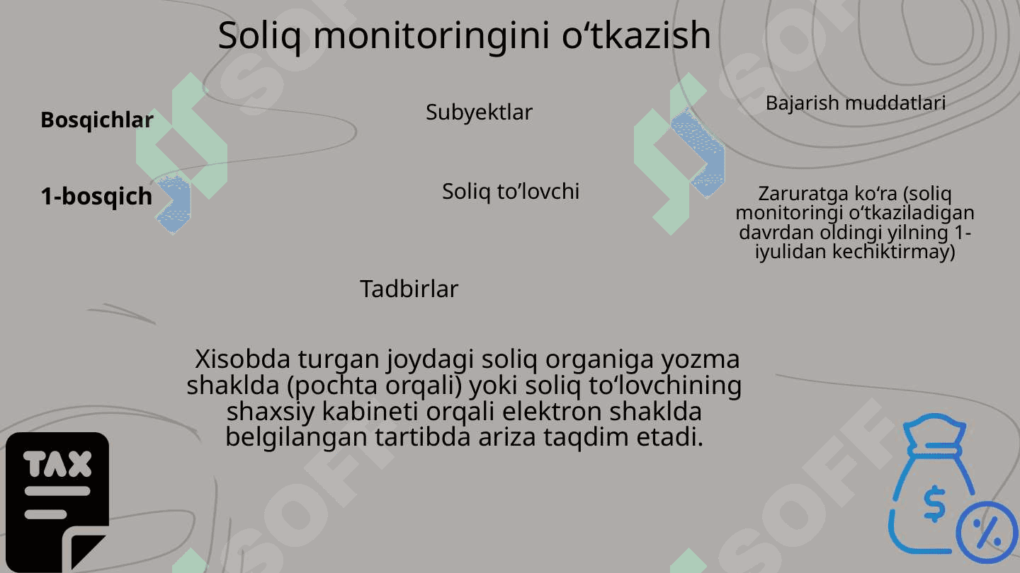 Soliq monitoringi 5