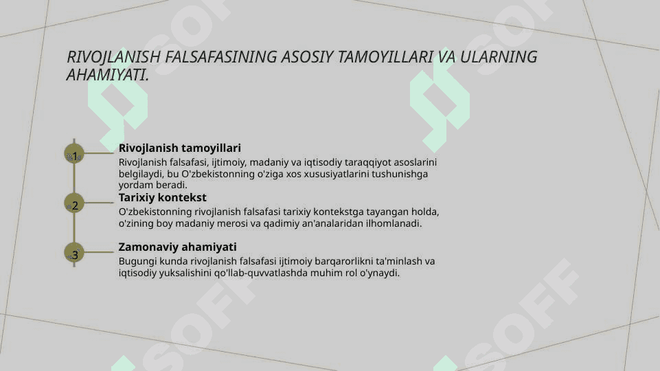 Rivojlanish  falsafasi 3