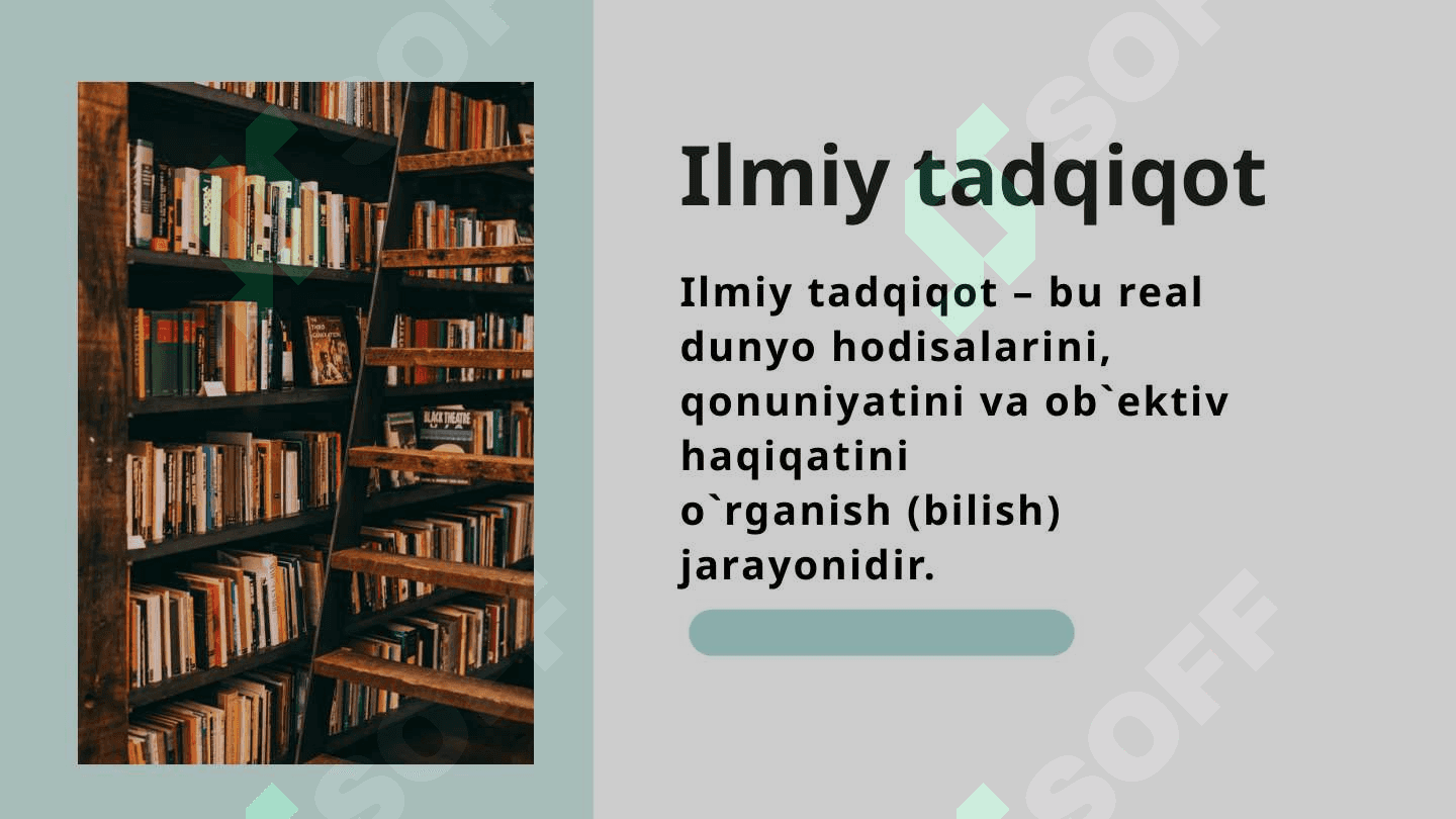 Ilmiy tadqiqotlarda nazariy tadqiqotlar metodi 2