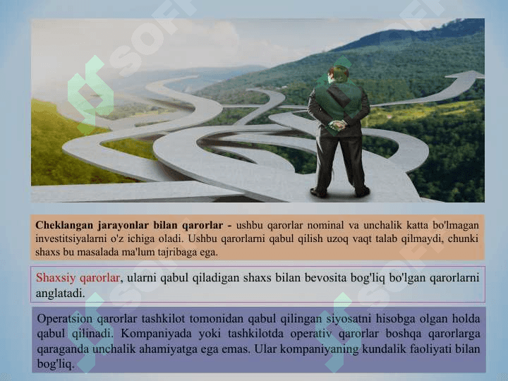 Boshqaruv qarorlarini qabul qilishda kreativ fikrlashning o‘rni 7