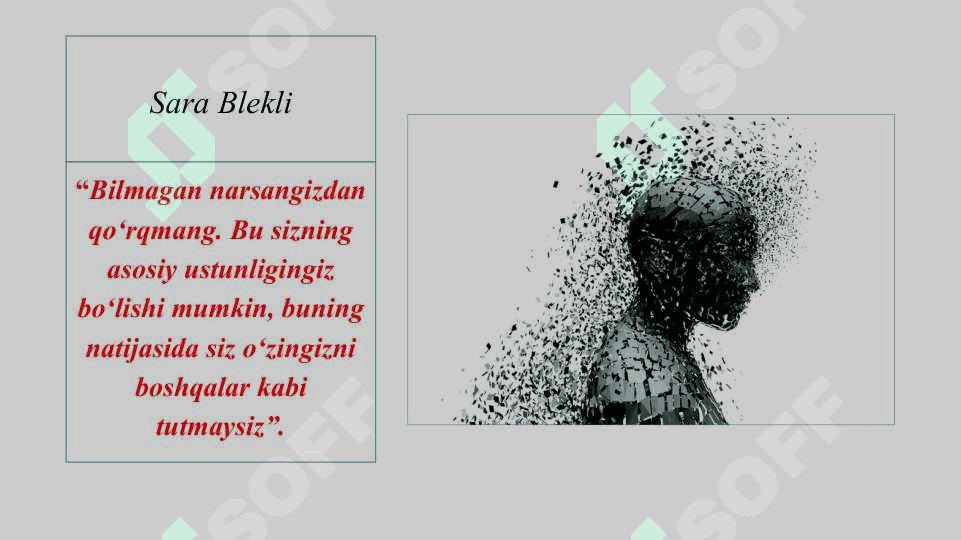 TANA FIKRLASH. IJODIY BOSIM 3