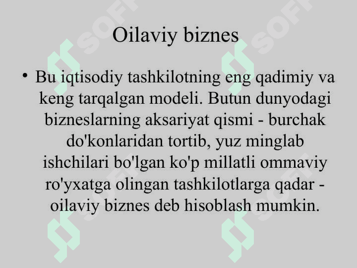 Oilaviy biznes-baraka manbai 3
