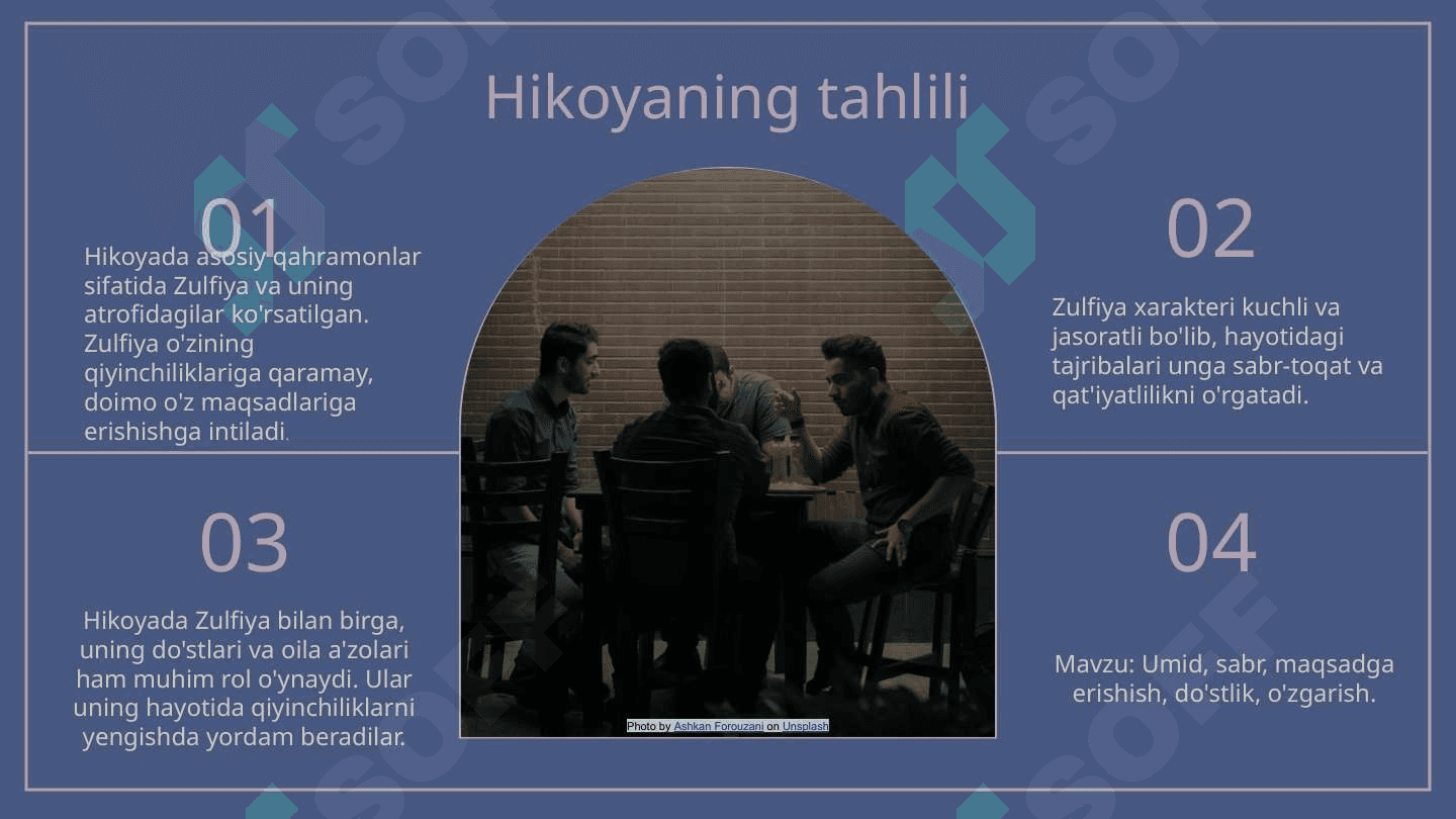 Zulfiya Qurolboy qizi  " Yozsiz yil" hikoyasi 10 sinflarga mosligi va uni o'qitilishi 4