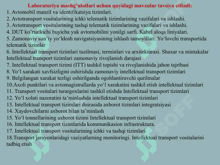 AVTОTRANSPОRTDA  TELEMATIKA 3