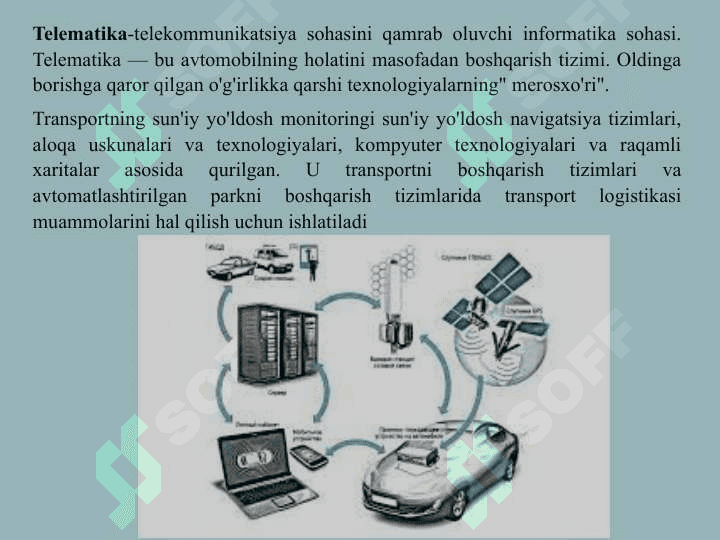 AVTОTRANSPОRTDA  TELEMATIKA 8