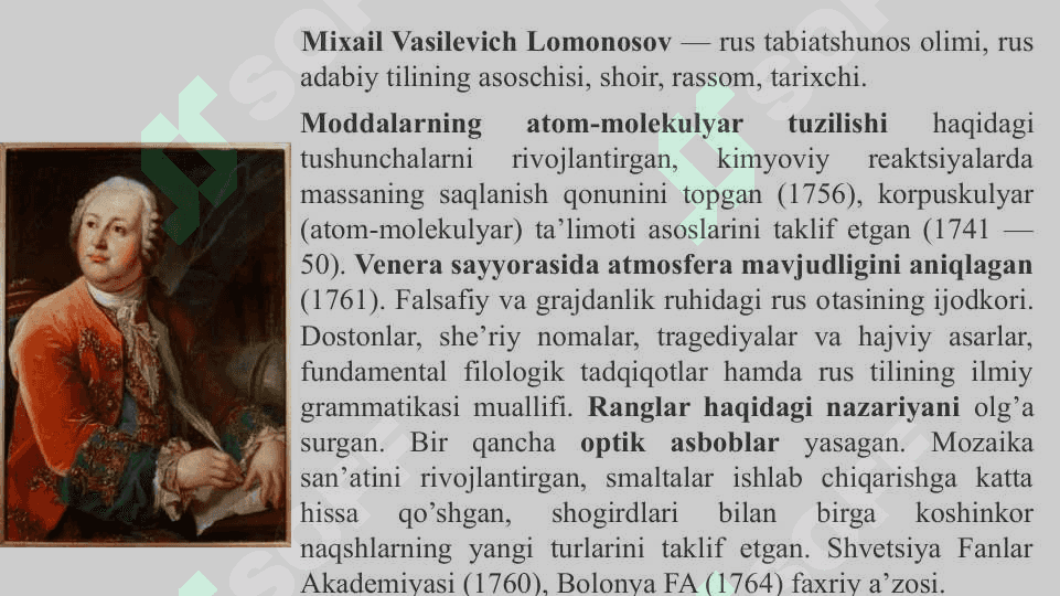 XIX asrning 2-yarmi – XX asrda jahon pedagogika fanining rivoji. K.D.Ushinskiyning pedagogik merosi 7