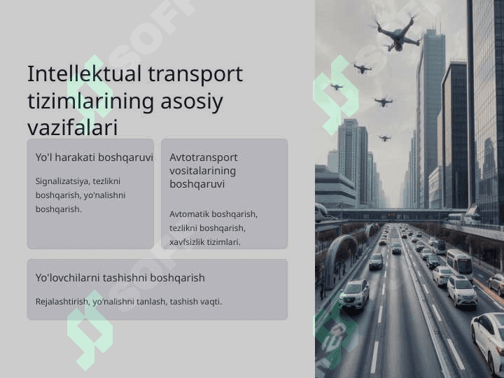 Intellektual transport tizimlari (ITT). 7