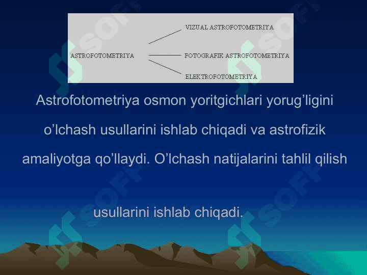 ASTROFOTOMETRIK USULLAR 2