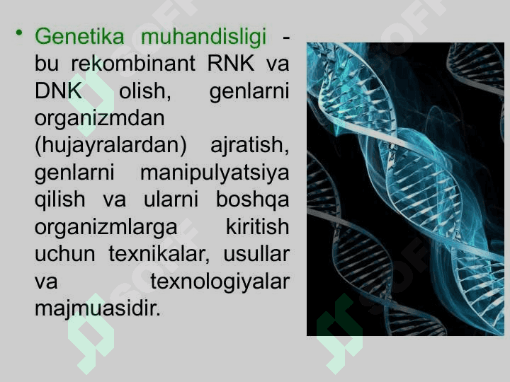 O'simliklar genetik muhandisligi 2
