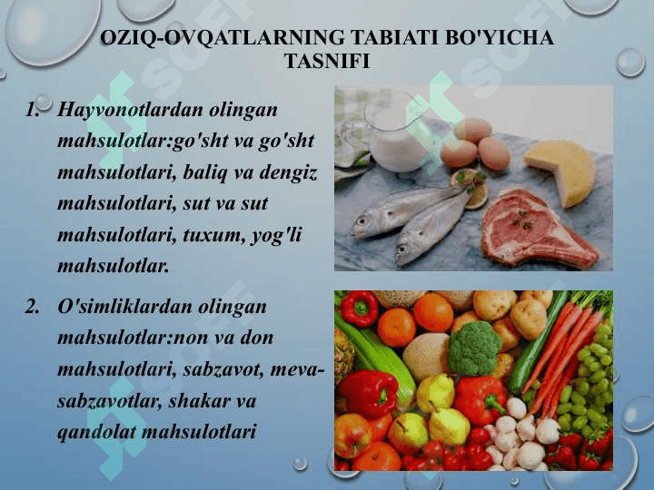 QIYMATNI OSHIRUVCHI MODDALAR KLASSIFIKATSIYASI, TUZILISHI VA XUSUSIYATI 4