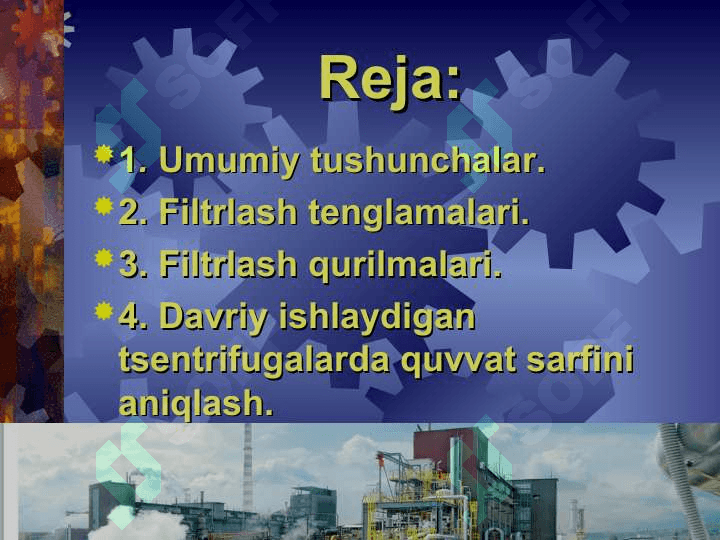 Filtrlash va ularning turlari 2