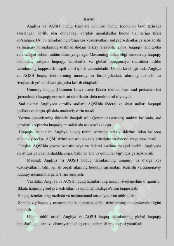 Angliya va AQSHda huquqning asosiy manbalari 25 2