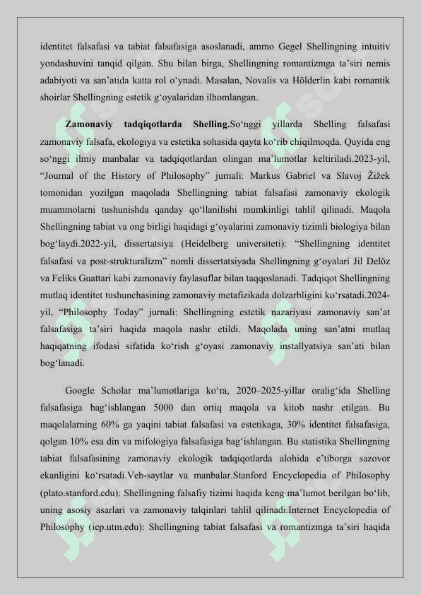 Fridrix Yozef Shelling 25 4