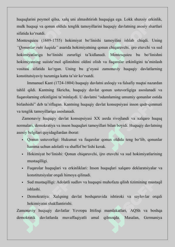 HUQUQIY DAVLAT NAZARIYASI 8