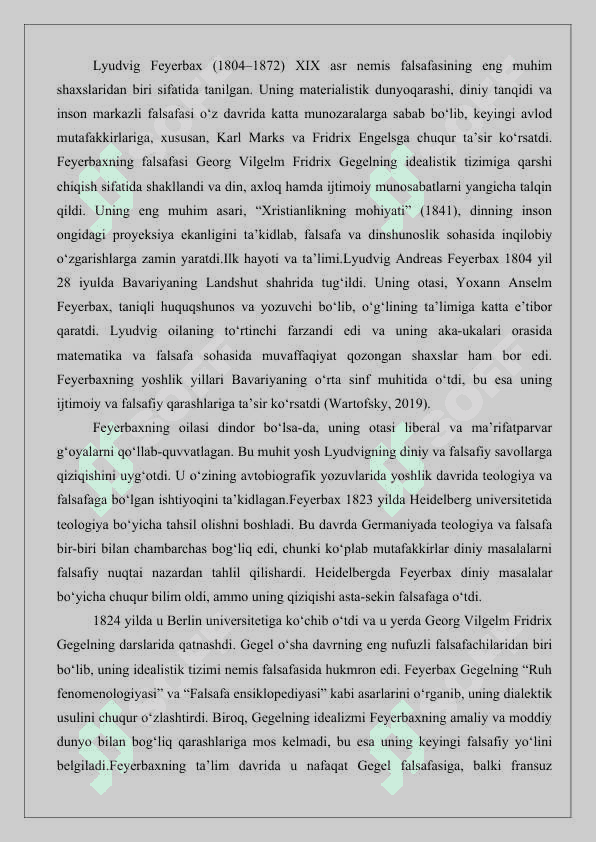 Lyudvig Feyerbax 25 2