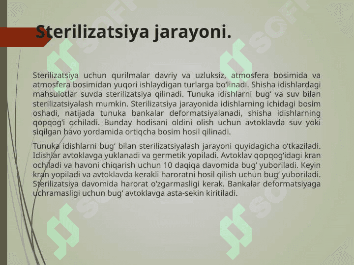 Sterilizatorlar klassifikatsiyasi va ularning turlari 3