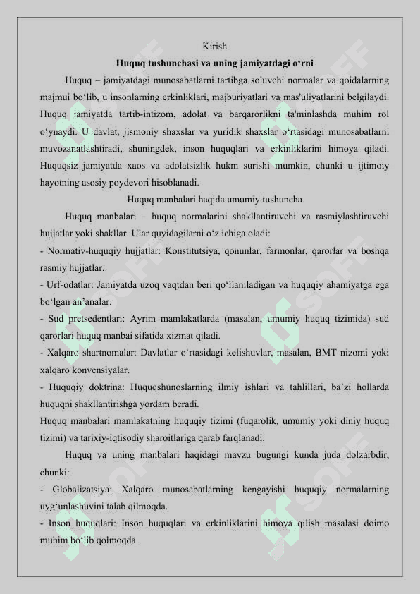 O‘zbekiston Respublikasida huquqning asosiy manbalari 25 2