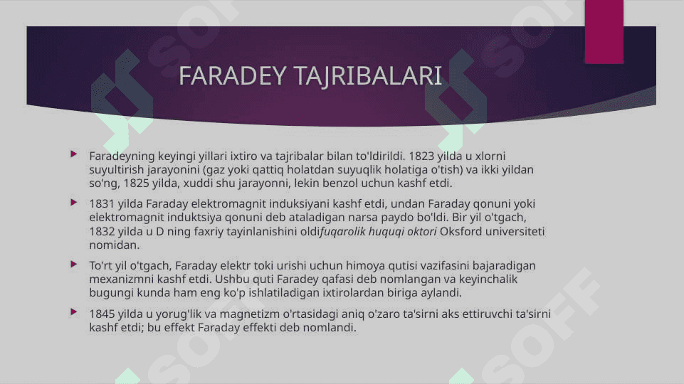 Faradey qonunlari. Akkumulyatorlar 2