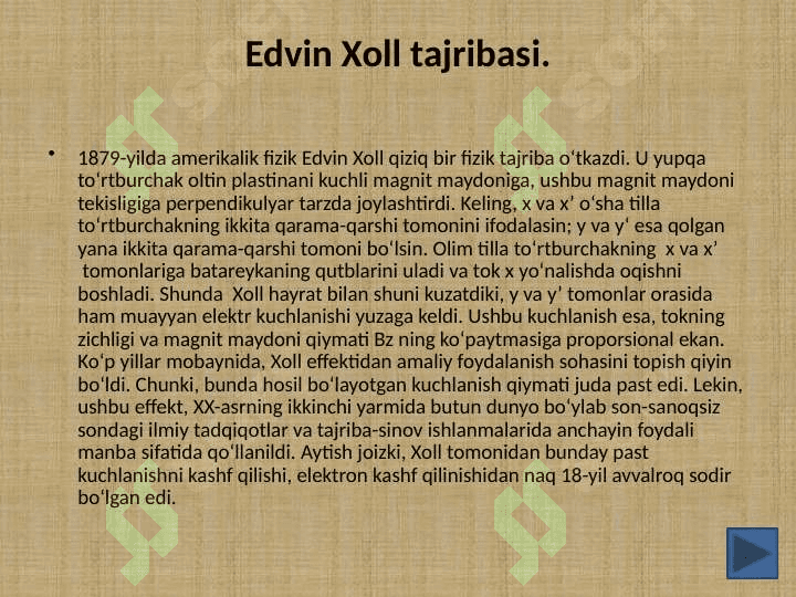 KVANT XOLL EFFEKTI 3