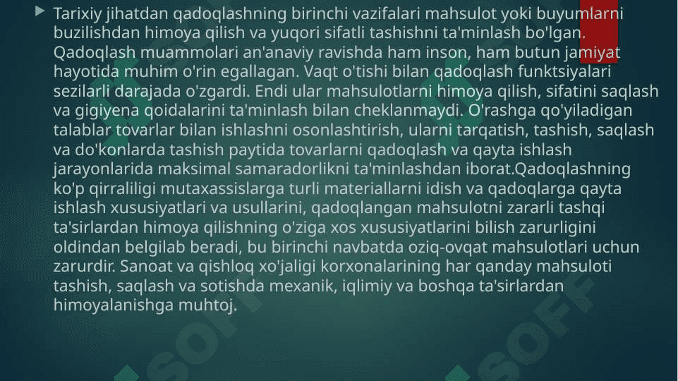 QAdoqlashning asosiy vazifalari 3