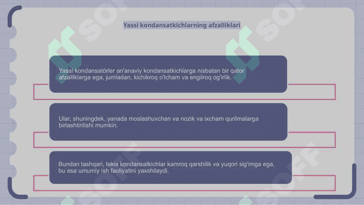 Yassi kondensatorlar 3