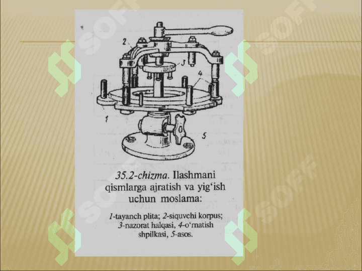 Transmissiya agregatlari mehanizimlari detallarini ta’mirlash 8