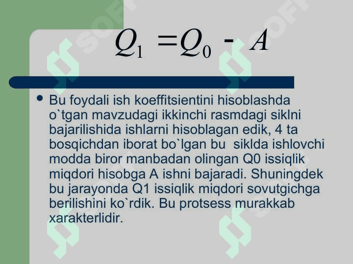 Issiqlik mashinalari va ularning foydali ish koeffitsienti 4