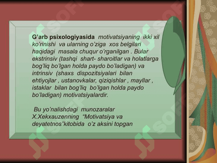 Motivatsiyaning 8