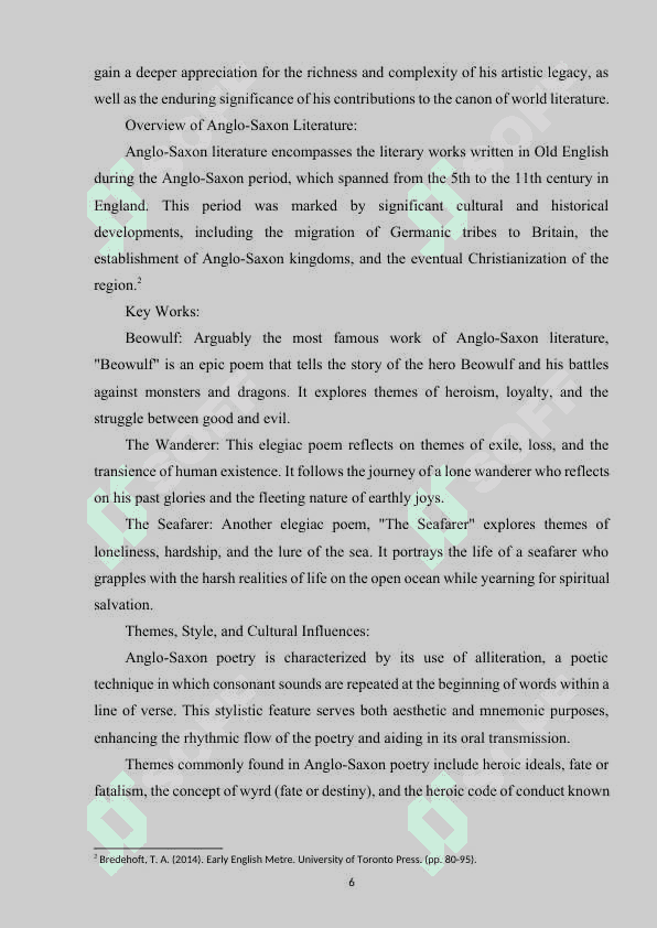 The English literature in the age of Chaucer 6