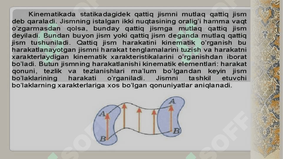 Normal urinma (tangensial) va to’la tezlanish. 2