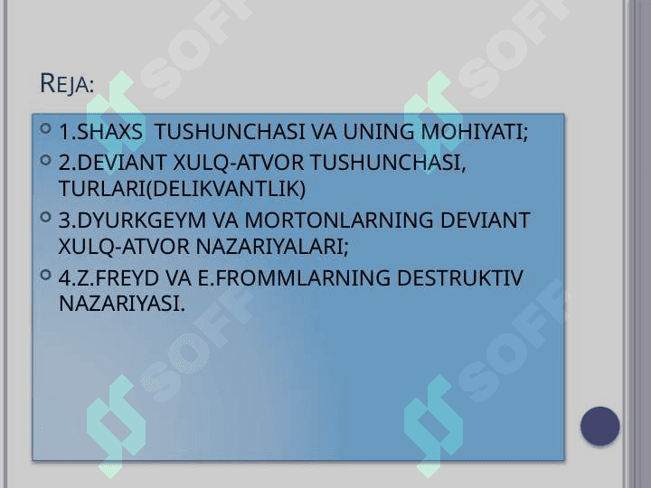 shaxs va deviant xulq-atvor sotsiologiyasi 2