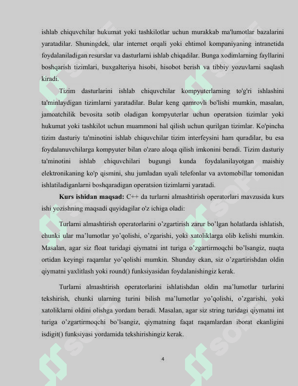 KURS ISHI 4