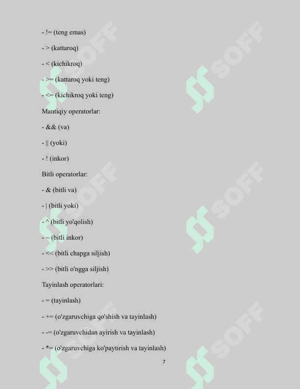 KURS ISHI 7
