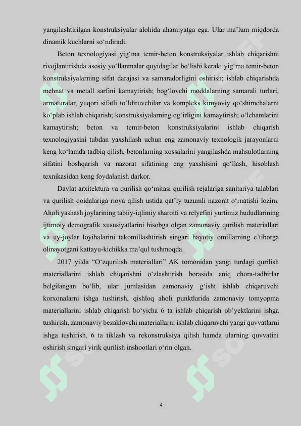 agregat potok usulida yo‘l plita ishlab chiqarish korxonasini loyihalash 4