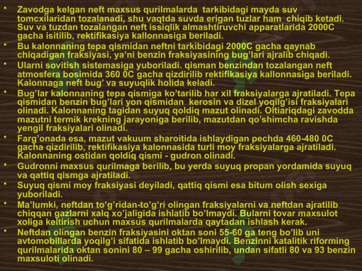 Neft va Gaz sanoati 8