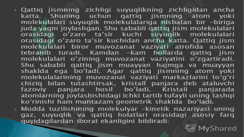 Termodinamikaning uchinchi qonuni. Van-der-Vaals tenglamasi va izotermalari 4