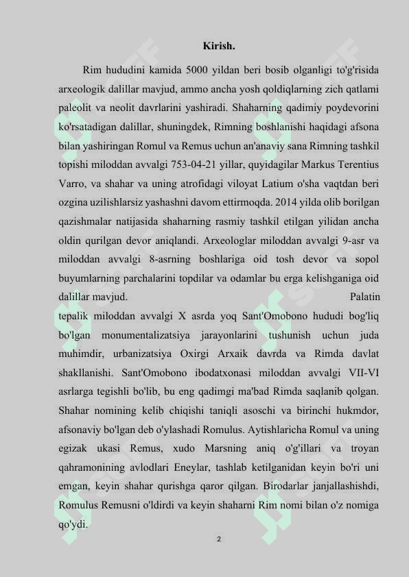 QADIMGI RIMDA ARXIV ISHI. 2