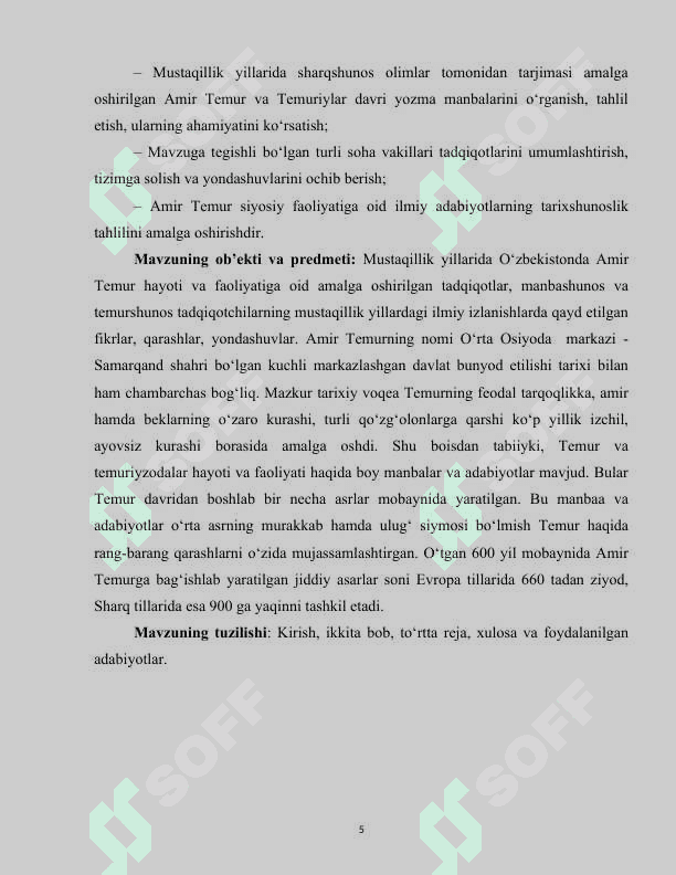 AMIR TEMUR VA MARKAZLASHGAN DAVLATNING TASHKIL TOPISHI 5