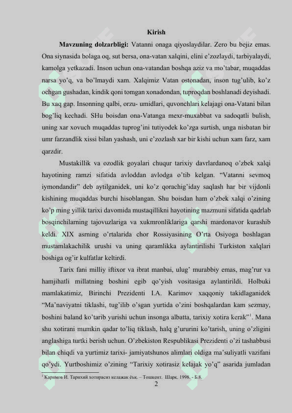 Birinchi jahon urushining Turkistonga ta’siri. 1916-yil milliy-ozodlik harakati 2