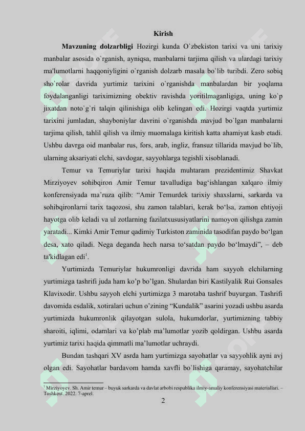 Klavixoning 'Kundalik" asari muhimmanbsa sifatida 2