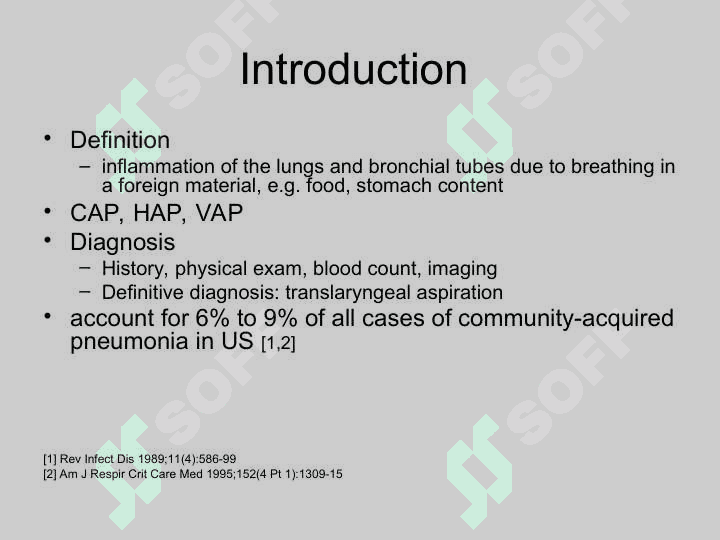 Management of Aspiration Pneumonia 2